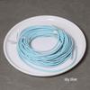 3MM Colored Leather Cord for DIY Jewelry: Round Leather Strip for Bracelet and Necklace Crafting