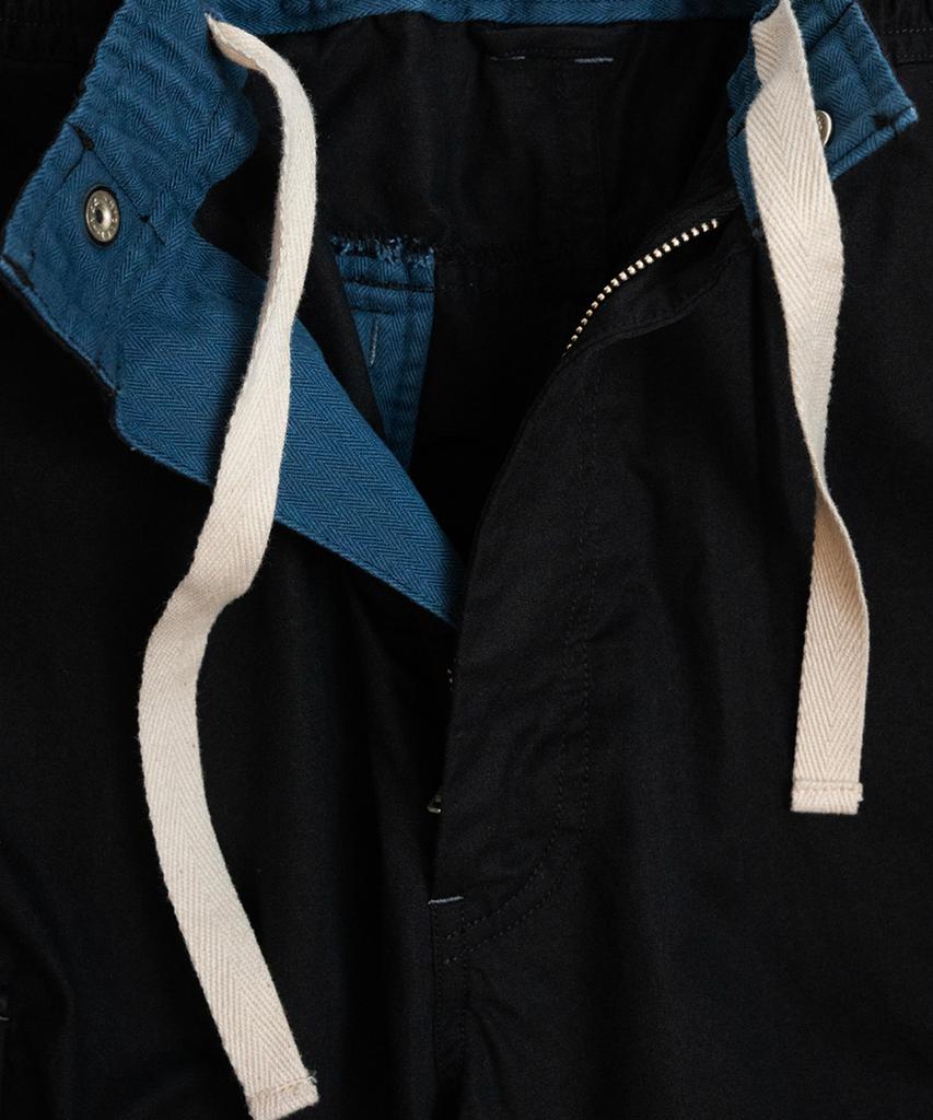 Teuletong Cotton Twill Cargo Pants - Black