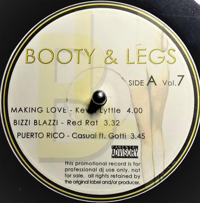 12inch Record VARIOUS - Booty & Legs Vol.7 BL7 Not On Label Rap & Hip-Hop/R&B Used