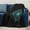 Boho Mandala Throw Blanket Geometric Pattern Fleece Festival Turkish Rug Home Decor Gift Idea