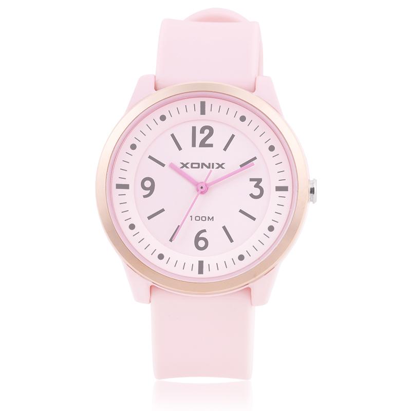 XONIX New Fashion Women Sports Watches Waterproof 100m Outdoor Fun Simple Quartz Watch Swimming Diving Wristwatches Montre Femme