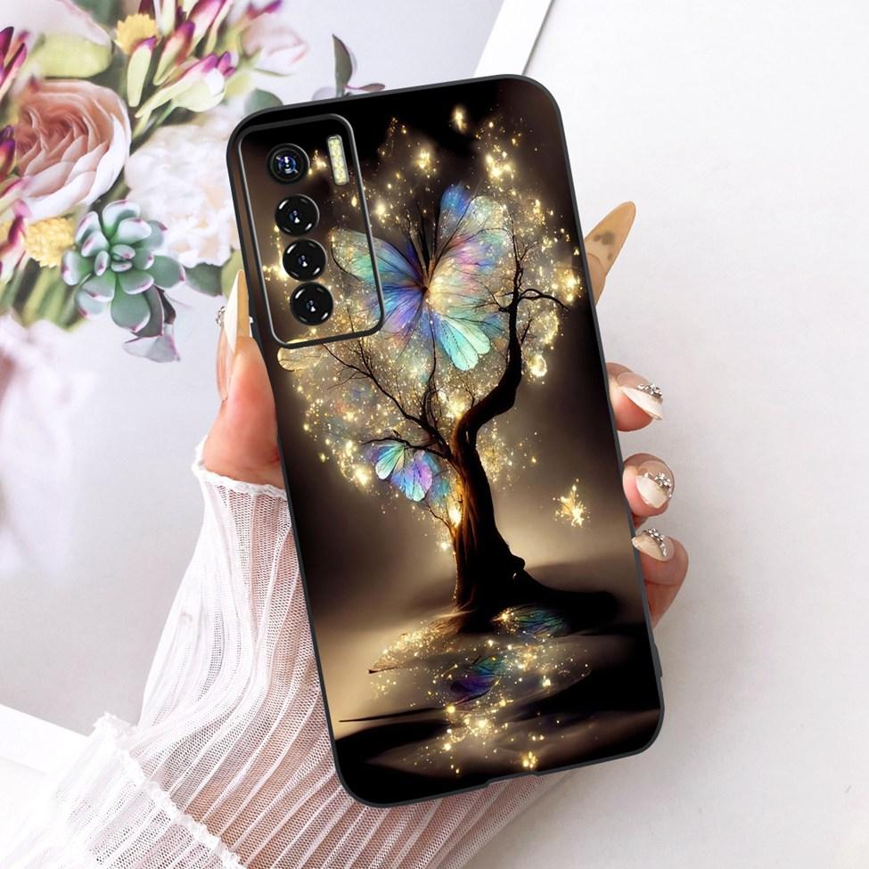 Phone Case For Tecno Camon 17 Pro Cover Silicone Cute Cat Fashion Funny Painted Funda For Tecno Camon 17Pro CG8 CG8h Casing