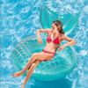1 Pc Ins Mermaid Blue Swimming Hoop Underarm Hoop Inflatable Floating Hoop Pvc Thickened Swimming Hoop Suitable For Pool Be Practical Use