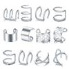 12pc Stainelss Steel Clip On Ear Cuff Earrings Fake Cartilage Earrings Lot Non Piercing Clip On Earrings Set Earrings For Women