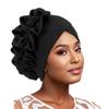 Neuer Muslimischer Rüschenblumen Elegenter Turbanhut für Damen Haube Einfache Mütze Elastische Islamische Mützen Ramadan Chemo-Kappe 2026 Neu