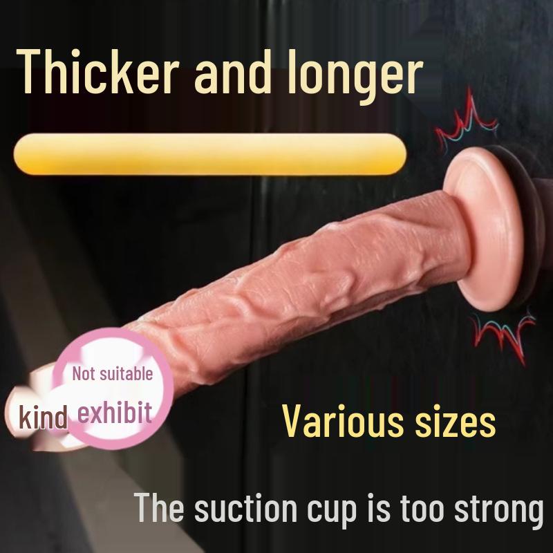 Dildo na przyssawkę bez jajek: Miękki Korek Analny Masturbator dla Kobiet