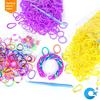Children's Woven Toy Bracelet Rainbow Rubber Band Bag 500g Color Hair Band Disposable Rubber Band Model AO8