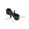 2026 Best!! S Shaped Hooks for Christmas Tree Lights Plastic Black 10 Pieces Spacesaving Design for Party