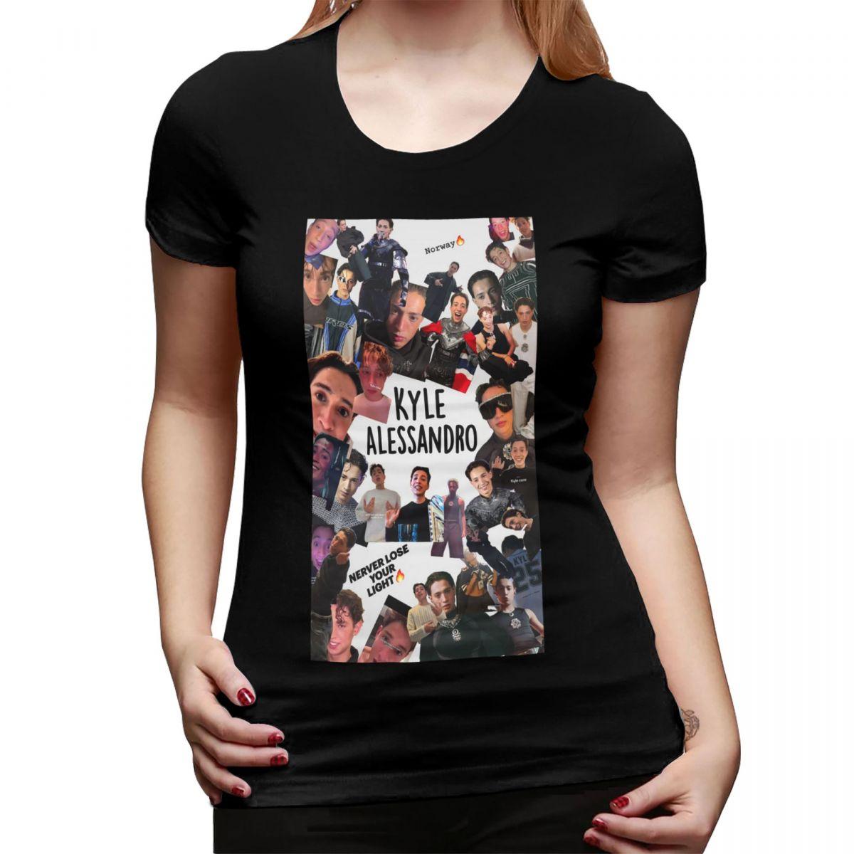 

Kyle Alessandro TShirt for Women ONeck Streetwear T Shirts Womens Tees Short Summer Clothes Tops 4XL
