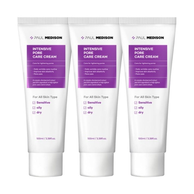 Paul Medison Intensive Pore Care Cream 100ml*3Pcs/5Pcs