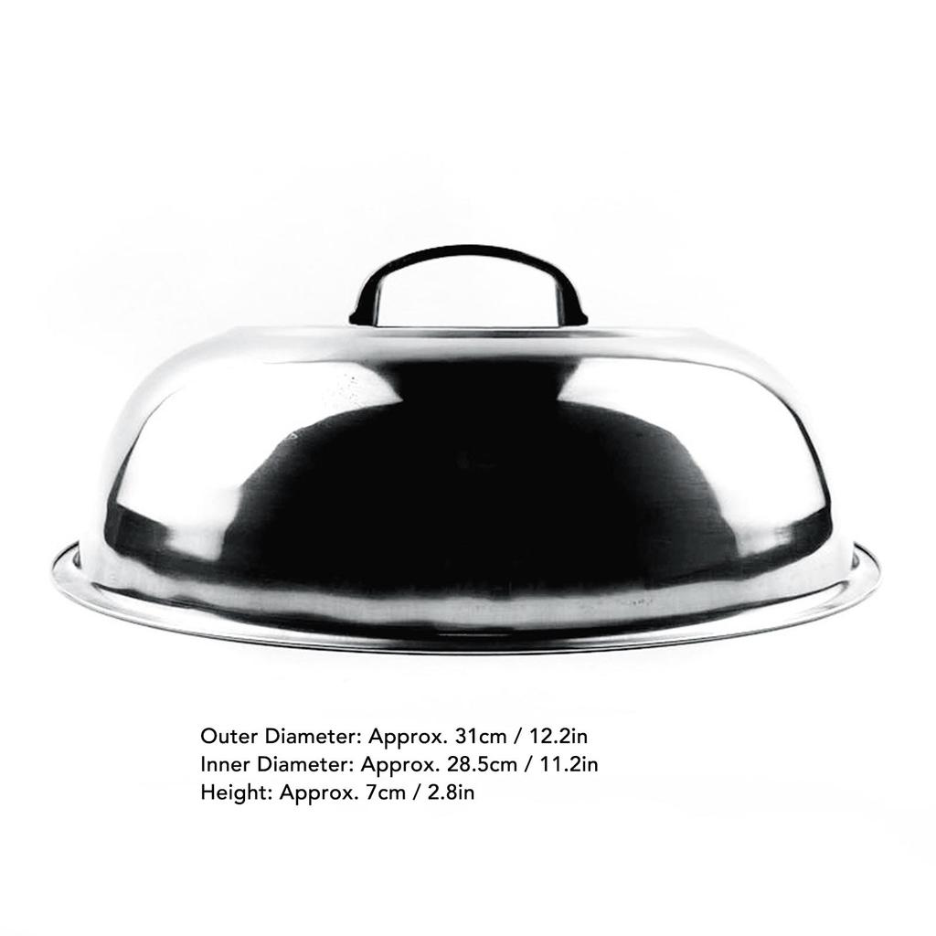 Pot Cover Household Stainless Steel Stir Fry ing Cooking Lid Multifunctional Circular
