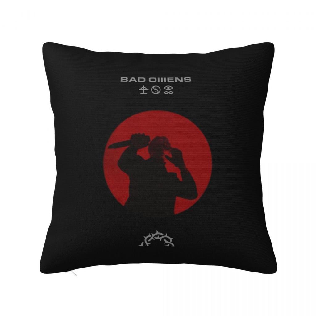 Bad Omens - Glass Houses Square Pillowcase Cushion Cover Pillow Case Throw Pillow Cover for Home Bedroom Car