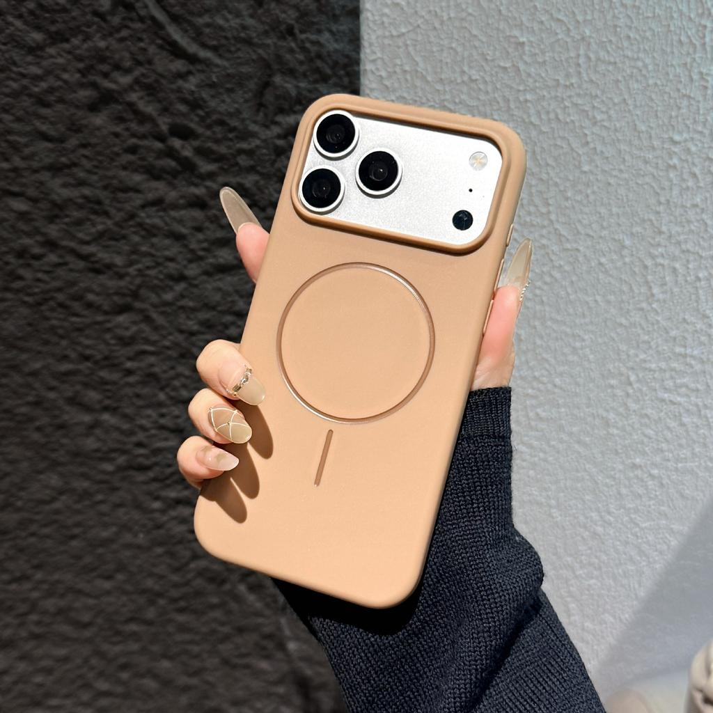 Magnetische matte TPU-Handyhülle für MagSafe iPhone Air 17 17E 16 15 Plus 14 13 12 11 Pro Max X XS XR 16E Anti-Fall stoßfest schlanke Passform Schutzhülle
