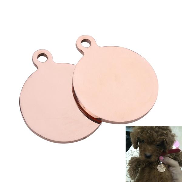 2pcs 38mm Aluminum Alloy Bone Shape Pet ID Tag Identification Personalized Pet Accessories Dog Cat ID Tag Pendant