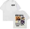 Rapper Estopa 1999 Tour Graphics TShirts Unisex Unisex Fashion Hip Hop High Street T Shirt Summer Tops Oversized TShirt Streetwear