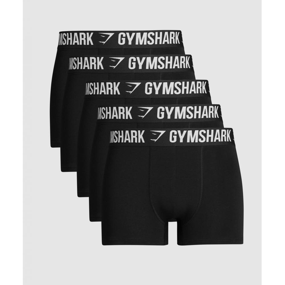 

Трусы-боксеры GYMSHARK 5PK черные A5A8D BCC0 XS