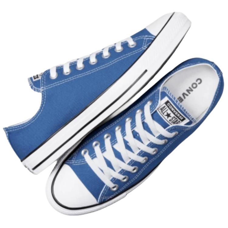 Converse Chuck Taylor All Star Moda Cómodas Zapatillas de Lona de Caña Baja Zapatillas Unisex Azul 135514C