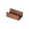 Walnut Jewelry Display Stand, 4Tier Wooden Earring Organizer, Countertop Showcase for Rings,