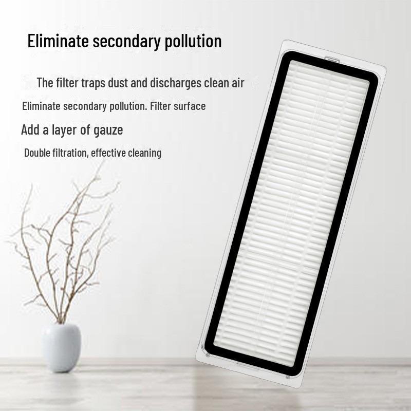 Dreame Sweeping Robot Accessories: S10 PLUS/X10/S20 Filter, Cloth, Edge Brush, Dust Bag, Cleaning Liquid