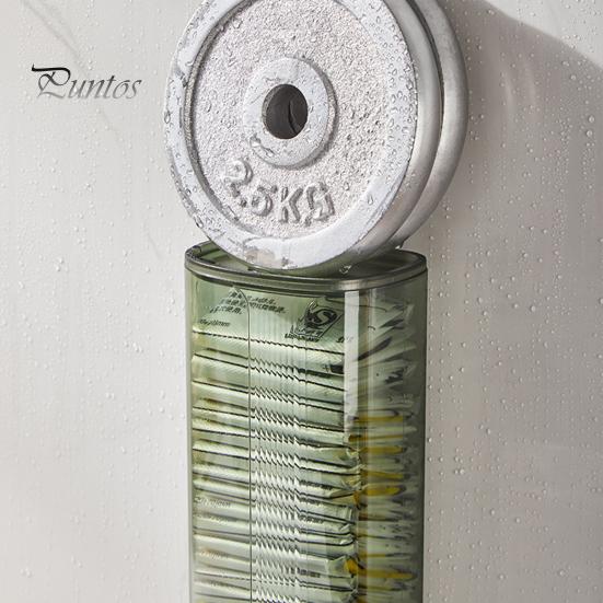 Wall Mount Storage Box Large Capacity Clear Visible Hollow Bottom Dustproof Multifunctional Socks Briefs Panties Underwear Organizer Holder Container