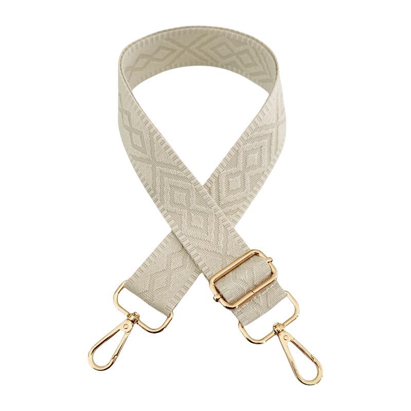 3,8 cm Diamantprydd Enfärgad Bred Axelrem/Axelremsväska för Väskor