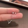 Super Flash Diamond Small Stud Earrings 3-6mm Men's and Women's Zircon Simple Earbone Stud Earrings