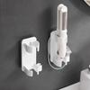 2 Pcs Curling Iron Storage Racks Wall-mounted Punch-free Adjustable Anti-slip Curling Iron Holder Hair Dryer Holder Hair Curler Holder Hair