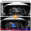 For Ford Maverick 2022 2023 2024 Car Dashboard Trim Interior Instrument Panel Frame Cover Sticker ABS Carbon Fiber Accessories
