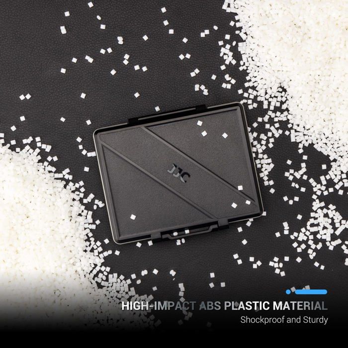 SSD Storage Case - Jjc - Compact and Portable - Waterproof - Shockproof - 3 NVMe Drives