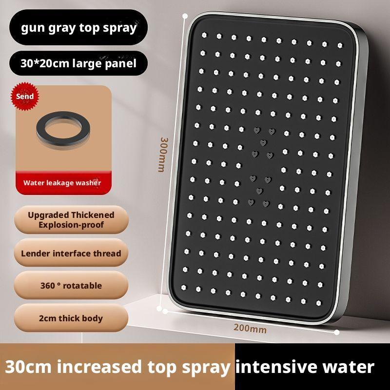Top Spray Pressurized Shower Shower Head Large Flow Shower Shower Top Spray Bathroom Large Shower Showerhead