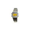 CASIO Customized watch modified series retro small square watch life waterproof A168WEM-7 modified-Sanyaojie Quartz Steel YinSeBiaoPanHuangSeBiaoJing