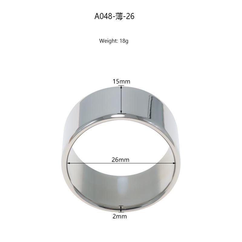 Stainless Steel Penis Lantern Ring Ring Sex Rings Couple's Love-Supporting Fun Play Prepuce Blocking Tool Adult SM
