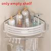 Space Aluminum Corner Shower Shelf With Multilayer Design For Bathroom Storage