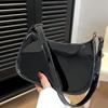 Stylish Solid Color Shoulder Bag, Mini Women'S Underarm Bag, Secure Zipper Wallet, Phe Pouch, Perfect Gift Choice, Fixed Strap