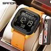 Sanda Student Sports Watch - Waterproof, Luminous Large Dial, Countdown Timer, Multifunction Alarm Clock, Square Electronic Design