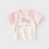 Davibella Hello Kitty Kinder Kurzarm-T-Shirt gegen Milben