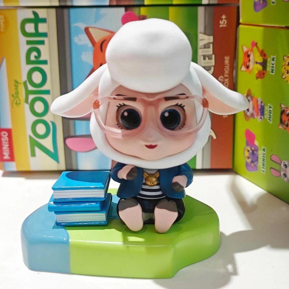 

MINISO Zootopia Just Sit in The Series Blind Box Judy Hopps Nick Desktop Decoration Collection Ornaments Children Birthday Gifts