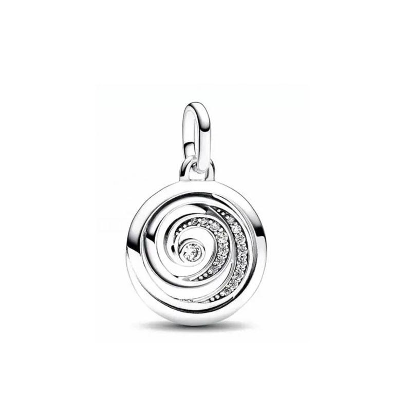 

Новые серебряные мини-подвески серии Me S925, ювелирные бусины, подходящие для оригинальных браслетов «сделай сам», женские ювелирные изделия с подвесками