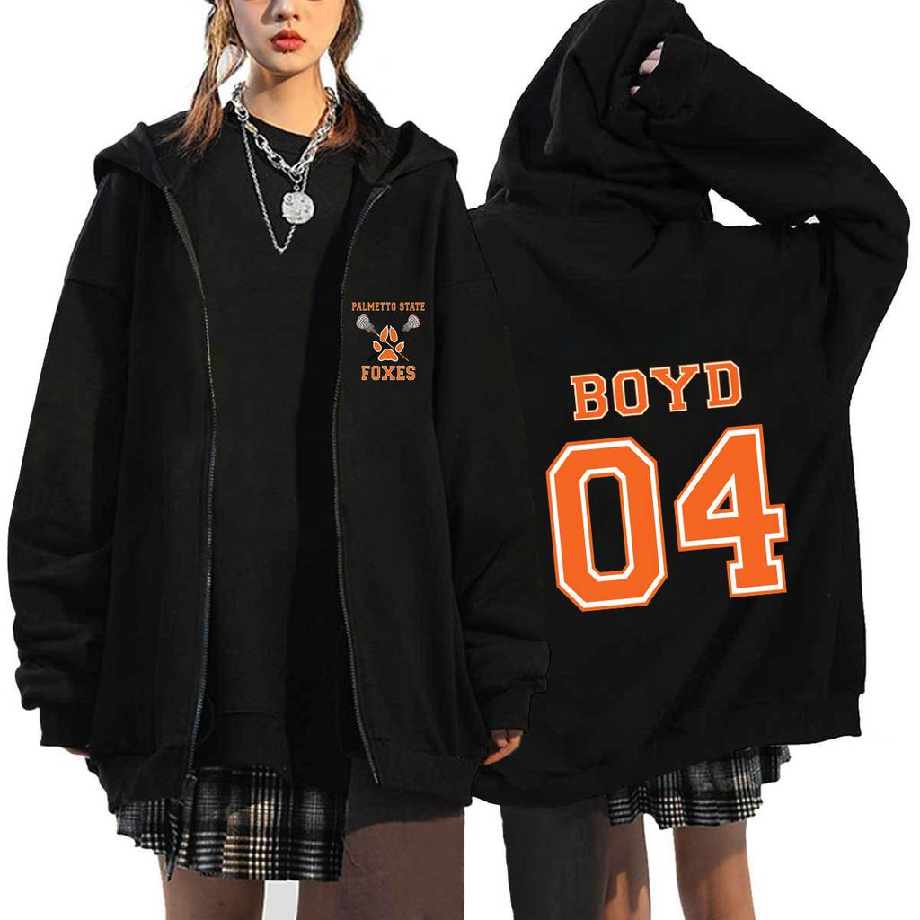 PALMETTO STATE FOXES Hoodie Mens Womens Zipper Hoodies Printed Casual Outdoor Sweatshirts Coats Hip Hop Hoody Streetwear Tops Cardigan