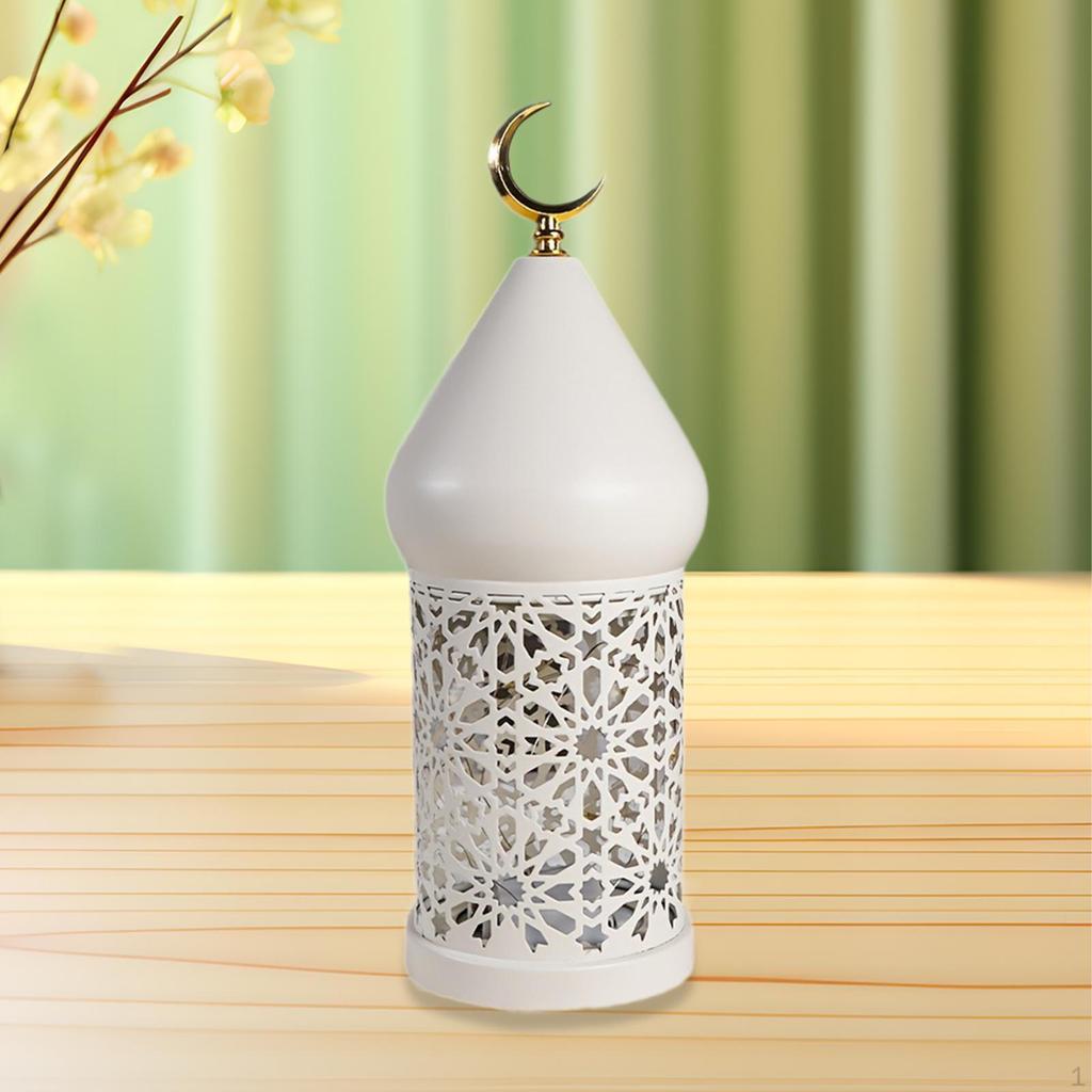 Ramadan-Lampe Dekorative Tischornament Tischdekoration Dekor Eisenkunst