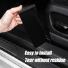 3D Carbon Fiber Car Sticker DIY Paste Protector Strip Car Door Sill Side Mirror Anti Scratch Tape Waterproof Protect Film