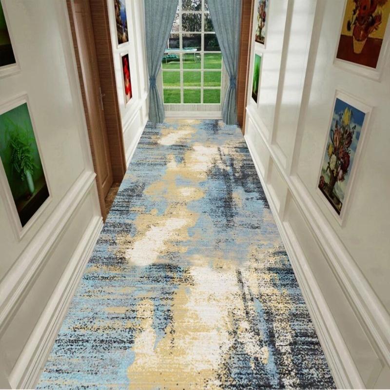 

Abstract Artistic Carpets for Living Room Decor Long Corridor Carpet Hall Runner Decoration Bedroom Rug Non-slip Stair Door Mat 60x200cm