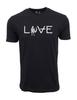 T-shirt Unisex Angels And Airwaves Love Logo Tutto Bianco