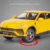 1/24 Lamborghini URUS Bison SUV Alloy Sports Car Model Diecasts Metal Off-road Vehicles Car Model Simulation Sound and Light Kids Toys Gift