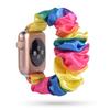 Scrunchie Strap for Apple Watch Band 44mm 40mm Correa iWatch 38mm 42mm Belt Solo Loop Watchbands for Series 7 6 SE 5 4 3