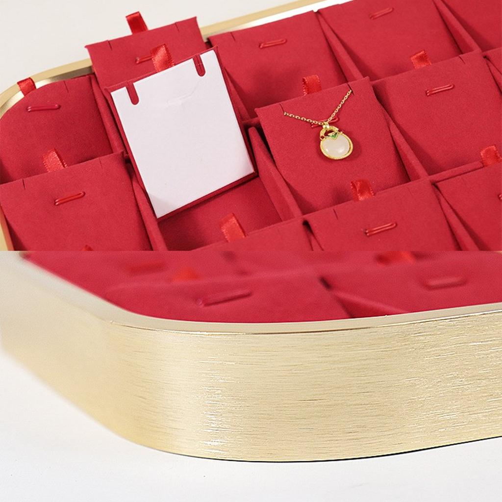 Elegant Jewelry Tray Organizers for Drawer Stackable Storage Case Home Accessory for Stylish Personalize Adornments