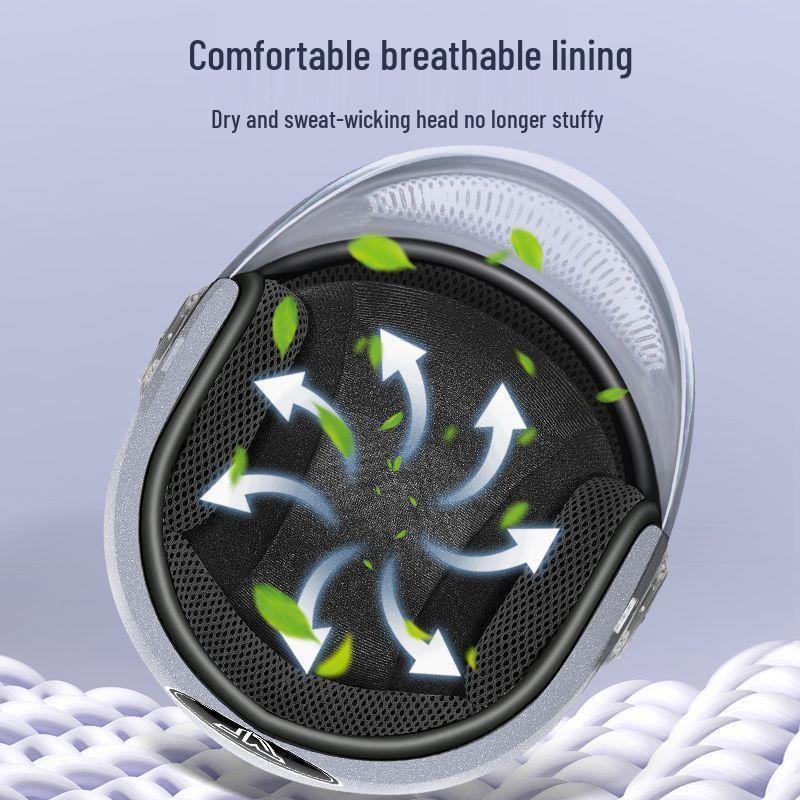Unisex Four Seasons Helmet: Lightweight, Warm, Cold Protection, Suitable for Motorcycles & Electric Scooters