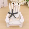 1 pièce Style Méditerranéen Bois mini Chaise de plage Décor Nautique Décoration Bois Décoration Maison accessoire weddi
