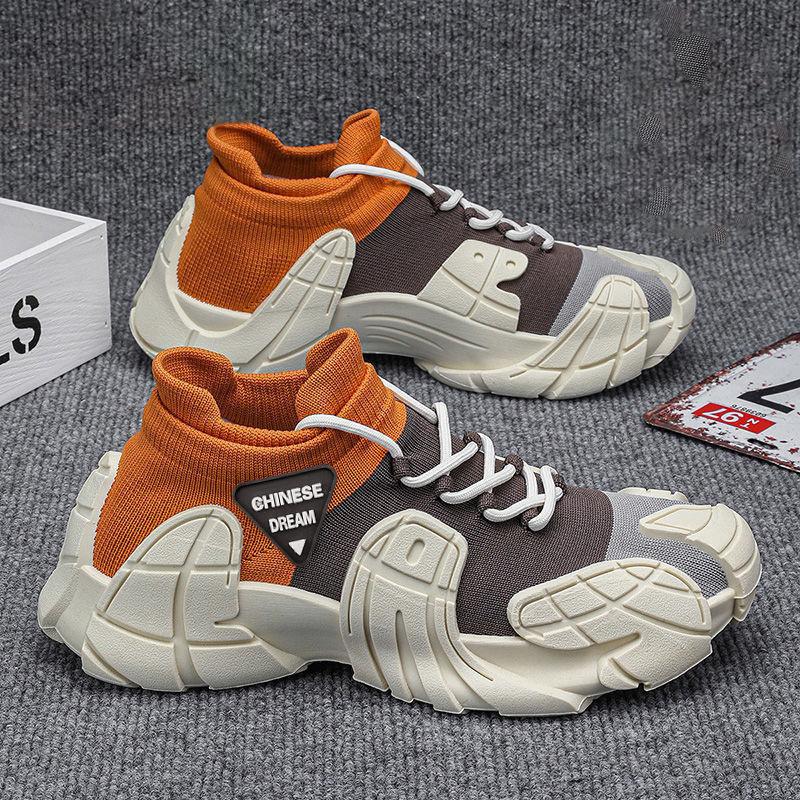 Ins Flying Shoes 22 Spring New Student Sneakers Fitness Running Socks Casual Shoes