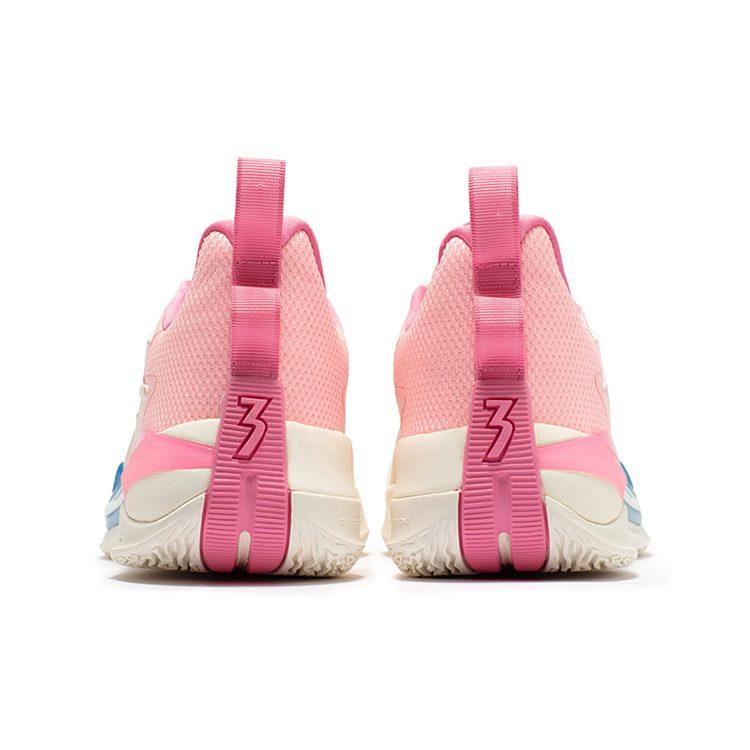 Scarpe da Basket 361 Big3 3.0 Unisex Basse Bianco Piuma/Polvere di Cera Fluorescente 572231115-4